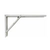 Escuadra de acero plegable abat-table blanco 30 x 52 cm