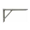Escuadra de acero plegable abat-table plata 30 x 52 cm