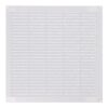 Rejilla ventilación cuadrada con tapones y mosquitera 300x300x7mm abs blanca