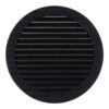 Rejilla ventilación redonda empotrable con mosquitera ø150mm abs gris antracita