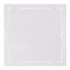 Tapa de registro cuadrada empotrable abs 20x20cm blanca
