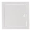Tapa de registro cuadrada empotrable acero 20x20cm blanca