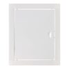 Tapa de registro rectangular empotrable acero 20x25cm blanca