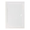 Tapa de registro rectangular empotrable acero 20x30cm blanca