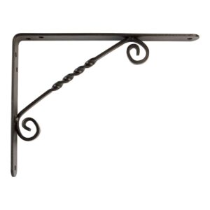 Escuadra de acero negro (s) 8839 250 x 200 mm