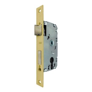 Cerradura embutir c/c cre04 50/47 mm latonado