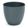 Maceta de inyección cuenco ø38cm color antracita