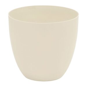 Maceta inyección cuenco ø38cm color ecru
