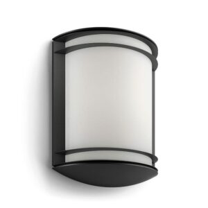 Aplique led modelo antelope 6 w 600 lm 4000 k negro 8,9 x 26,9 x 19,9 cm