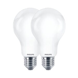 Bombilla estándar led e27 10,5 w 1521 lm 2700k luz cálida, 2 uds.