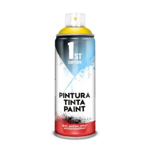 Pintura alquídica spray 520 cc ref 643 amarillo canario mate 300 ml