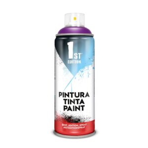 Pintura alquídica spray 520 cc ref 657 violeta revolución mate 300 ml