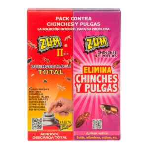 Insecticidas de descarga total para chinches y pulgas, 150 + 150 ml