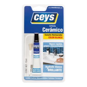 Reparador de esmalte cerámico blanco brillante 15 ml