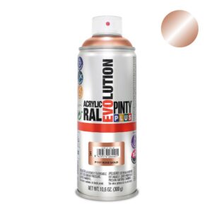 Pintura acrílica spray evolution 520 cc p157 rose gold