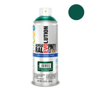Pintura acrílica spray evolution water-based 520 cc ral 6005 verde musgo