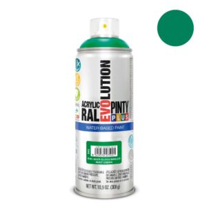 Pintura acrílica spray evolution water-based 520 cc ral 6029 verde menta