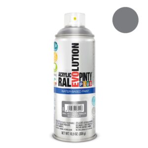 Pintura acrílica spray evolution water-based 520 cc ral 7012 gris basalto