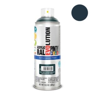 Pintura acrílica spray evolution water-based 520 cc ral 7016 gris antracita