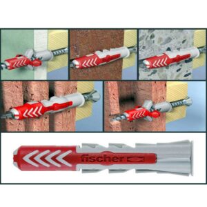 Taco duopower ø6 x 30 mm, caja 100 uds