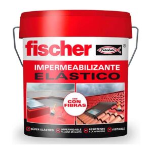 Impermeabilizante gris con fibras 15 l