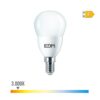 Bombilla esferica led e14 7 w 806 lm 3000 k luz calida ø4,8 x 9,5 cm