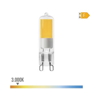 Bombilla g9 led 5 w 550 lm 3000 k luz calida cristal