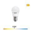Bombilla esferica led e27 8,5 w 950 lm 4000 k luz dia ø4,5 x 8,6 cm
