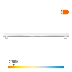 Linestra led 2 casquillos s14s 18 w 1800 lm 2700 k luz calida 1000 x 30 x 47mm