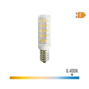 Bombilla tubular de led e14 6,5 w 800 lm 6400k luz fría