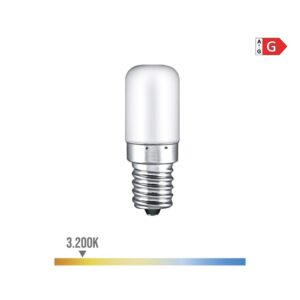 Bombilla pebetero tubular led e14 1,8 w 130 lm 3200 k luz calida ø1,8 x 4,8 cm