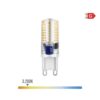 Bombilla g9 silicona led 2,5 w 170 lm 3200 k luz calida ø15 x 50 mm