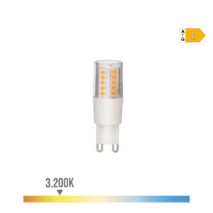 Bombilla g9 led 5.5w 650 lm 3200 k luz calida base ceramica ø18 x 54 mm