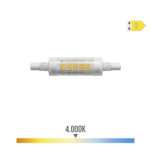 Bombilla lineal led 78mm r7s 5.5w 780lm 4000k luz dia ø1,6x7,8cm edm