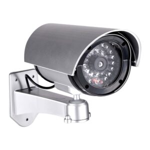 Cámara seguridad simulada tipo bullet 11 x 8 x 17 cm