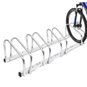 Soporte de suelo para bicicletas cuatro plazas