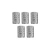 Set de 5 tapones para rueda de coche plata dunlop