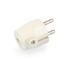 Clavija tipo f 4,8mm 10/16a t/tl blanca (envasada)
