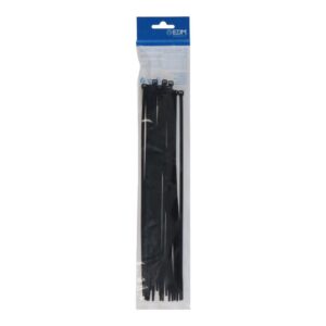 Bridas negras 4,8 x 300 mm nylon alta calidad (bolsa 25 unid.)