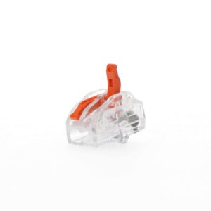 Conector empalme 2 tomas de 0,75a 2,5mm , 5 uds